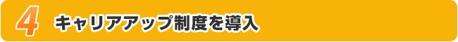 キャリアアップ制度を導入